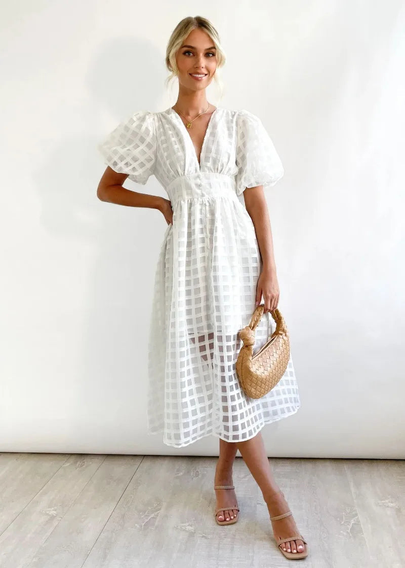 Robe Femme à Carreaux Moderne et Chic