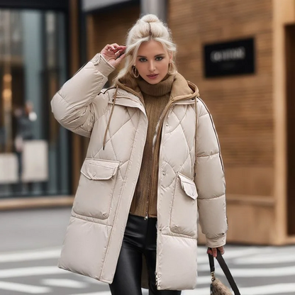 Manteau de Fourrure Élégant et Chaud