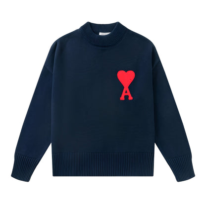 Pull Femme Cœur Décolleté Chic