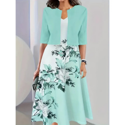 Robe Blazer Féminine Chic Floral