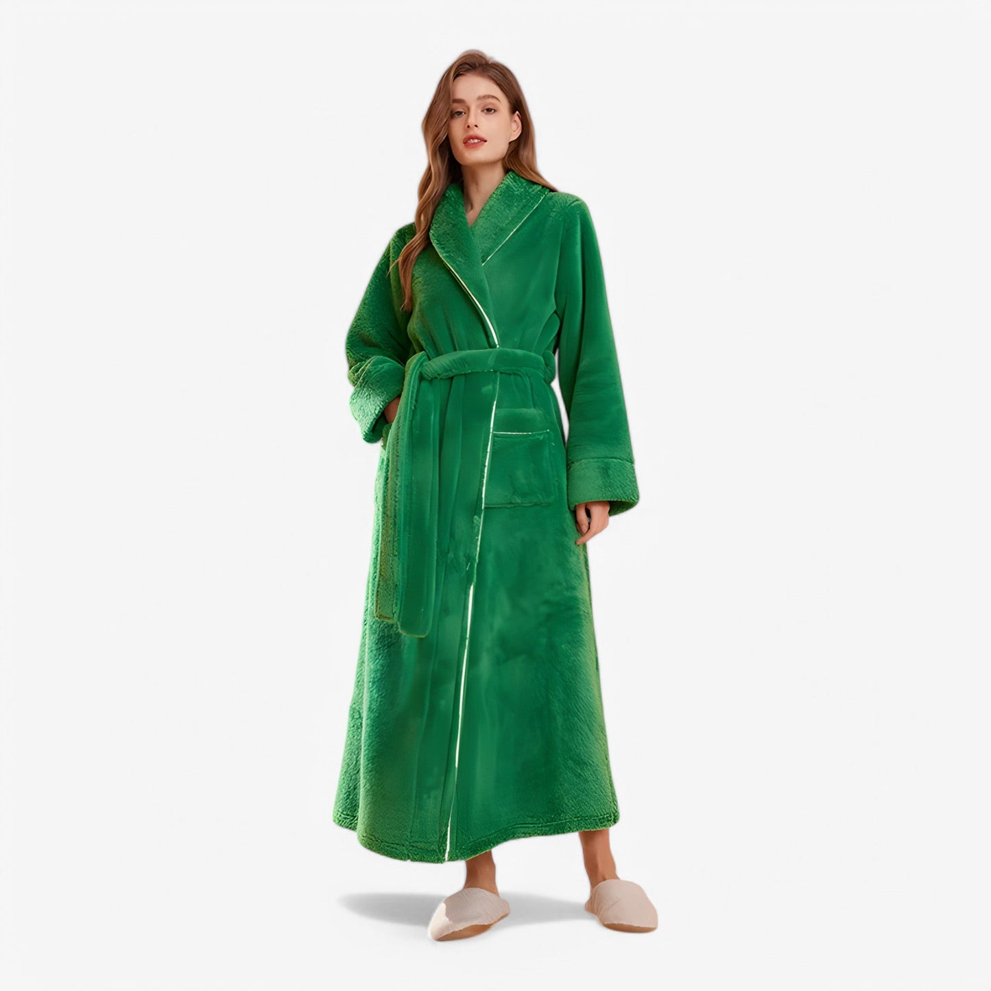 Peignoir de bain Doux et Confortable avec Ceinture Élastique