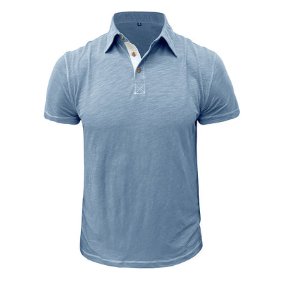 Polo Homme Marine Manches Courtes Décontracté