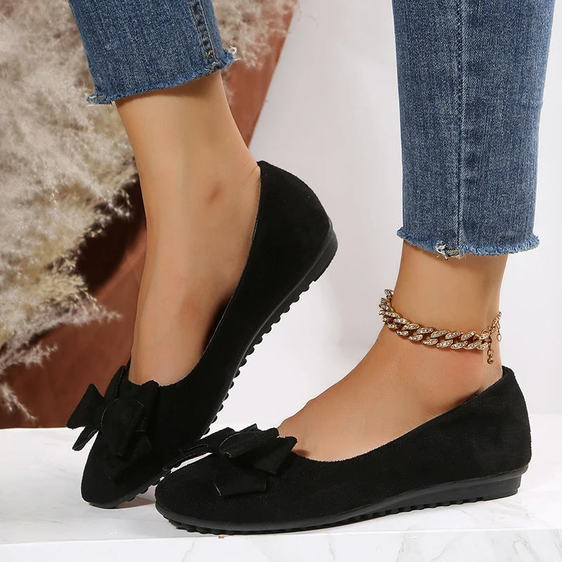 Ballerines Rouges Élégantes pour Femme