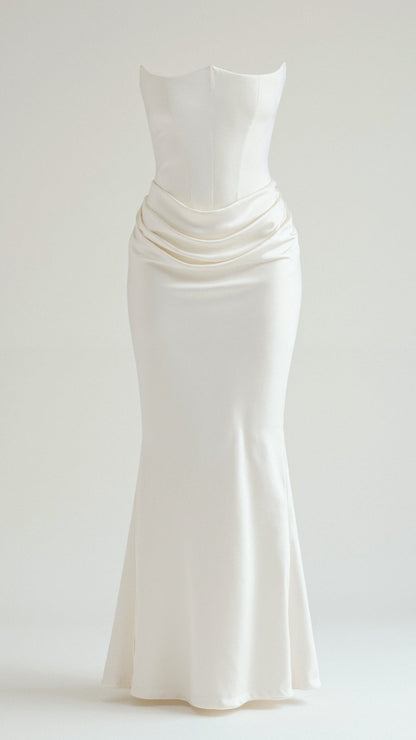 Robe de cérémonie femme longue pour invitées de mariage