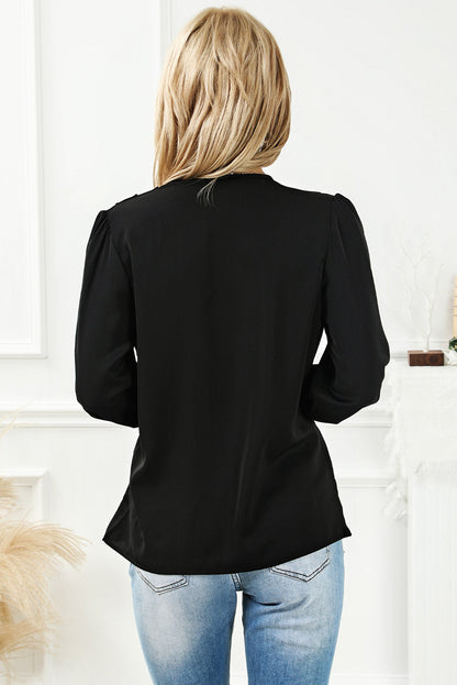 Blouse Féminine à Encolure Arrondie pour Femme