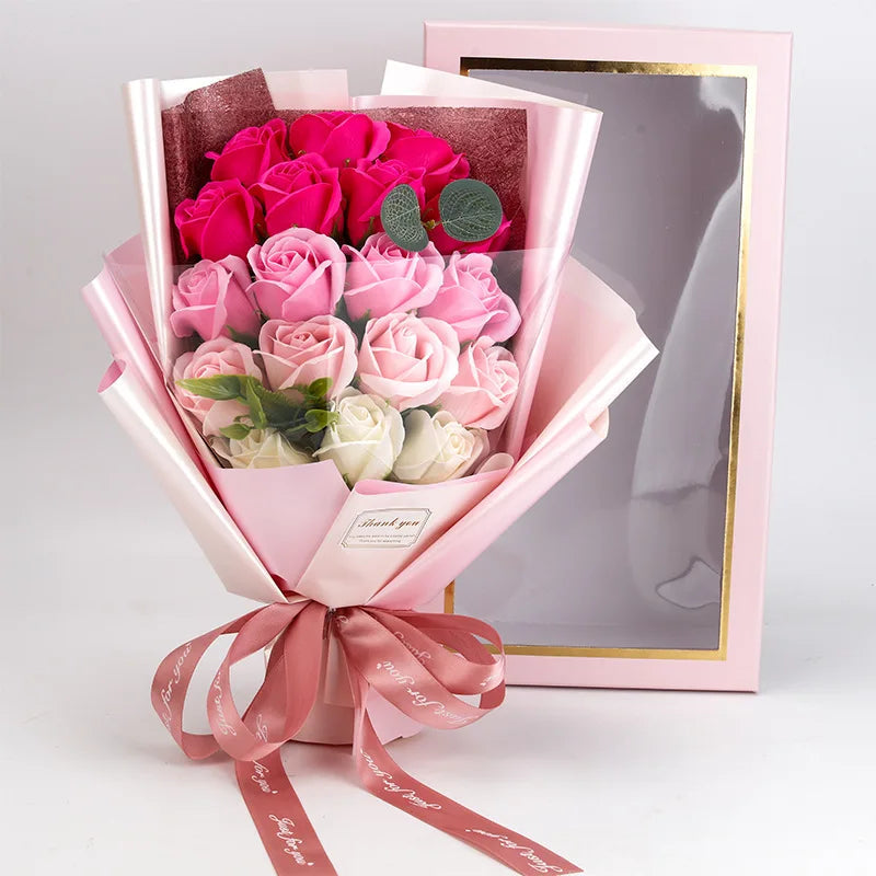 Bouquet de Mariage Roses et Fleurs Colorées