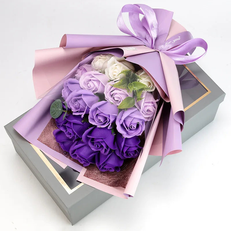 Bouquet de Mariage Roses et Fleurs Colorées