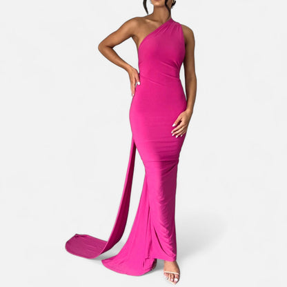 Robe femme maxi épaule dénudée tendance été