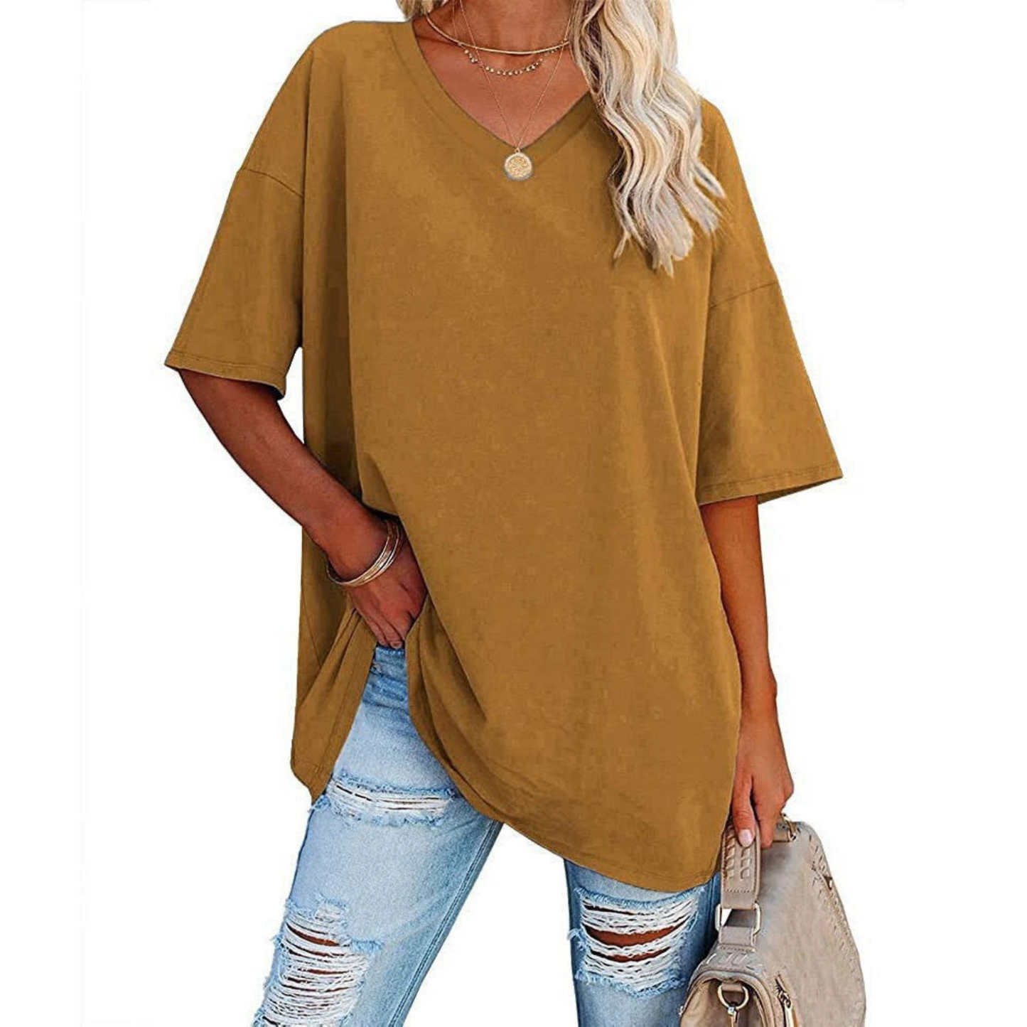 Chemise Femme Grande Taille Confortable Décontractée
