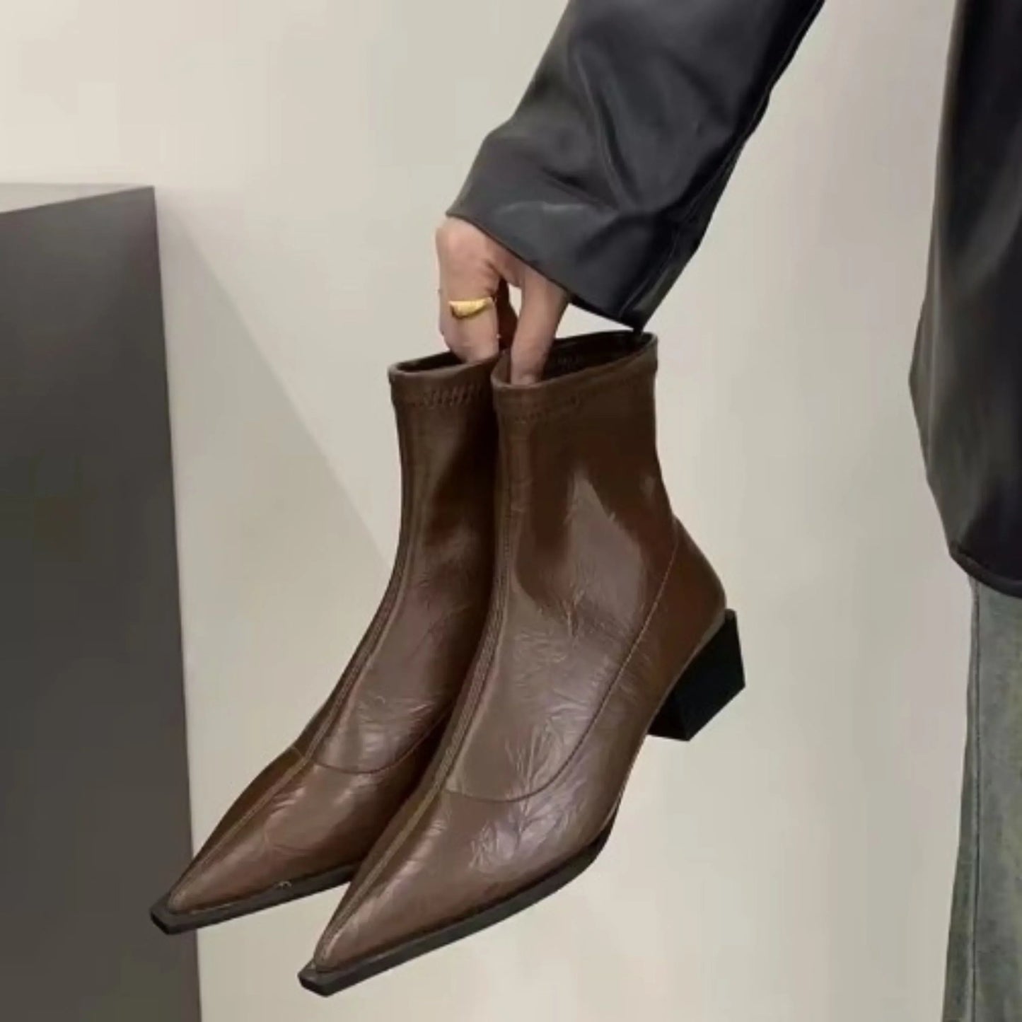 Bottines Femmes Chic à Talon Fin
