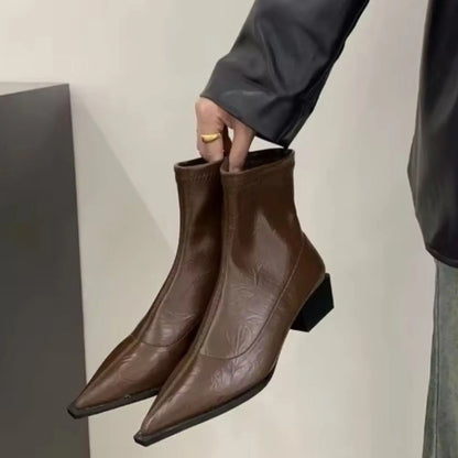 Bottines Femmes Chic à Talon Fin