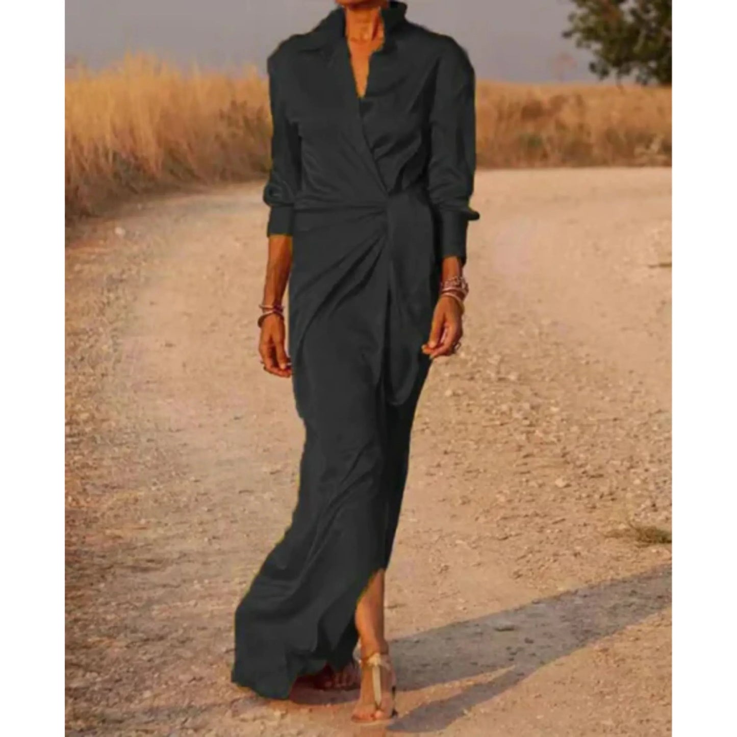 Robe Longue Femme Chic et Élégante pour Soirée