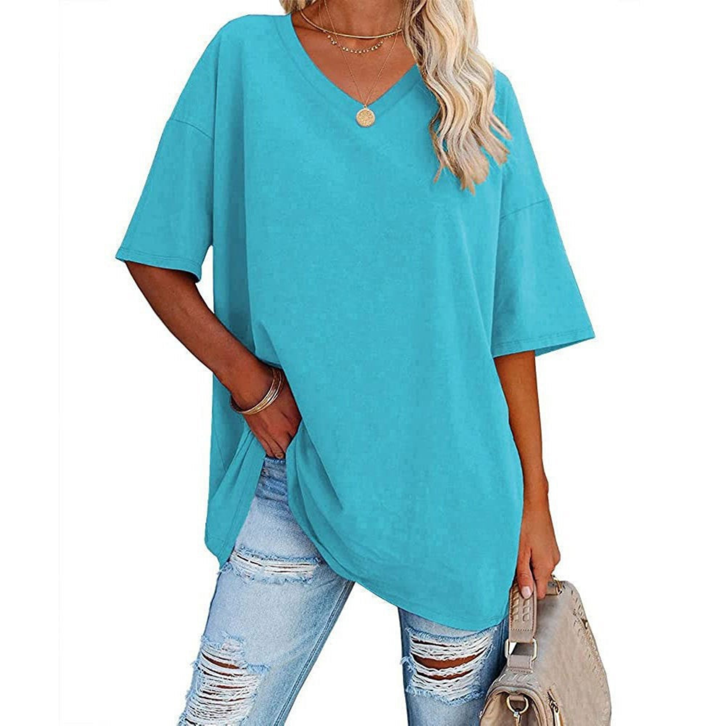 Chemise Femme Grande Taille Confortable Décontractée