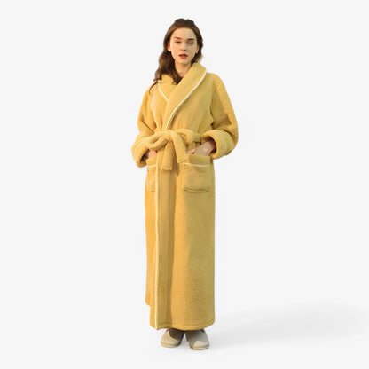 Peignoir de bain Doux et Confortable avec Ceinture Élastique