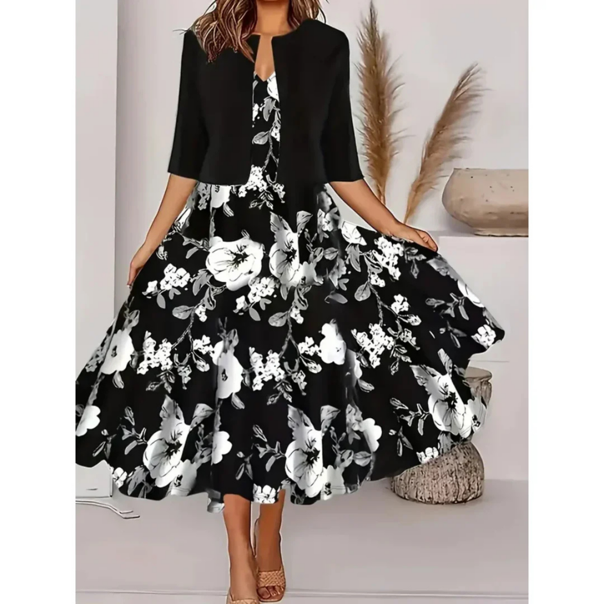 Robe Blazer Féminine Chic Floral - luxestyle