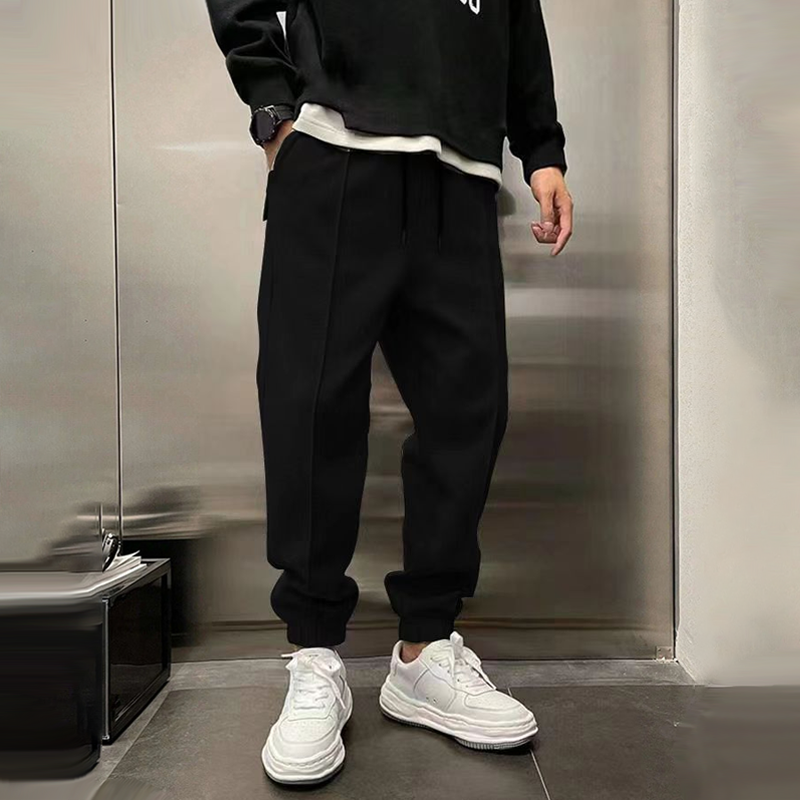 Pantalon Sport Homme Élastique Taille Haute