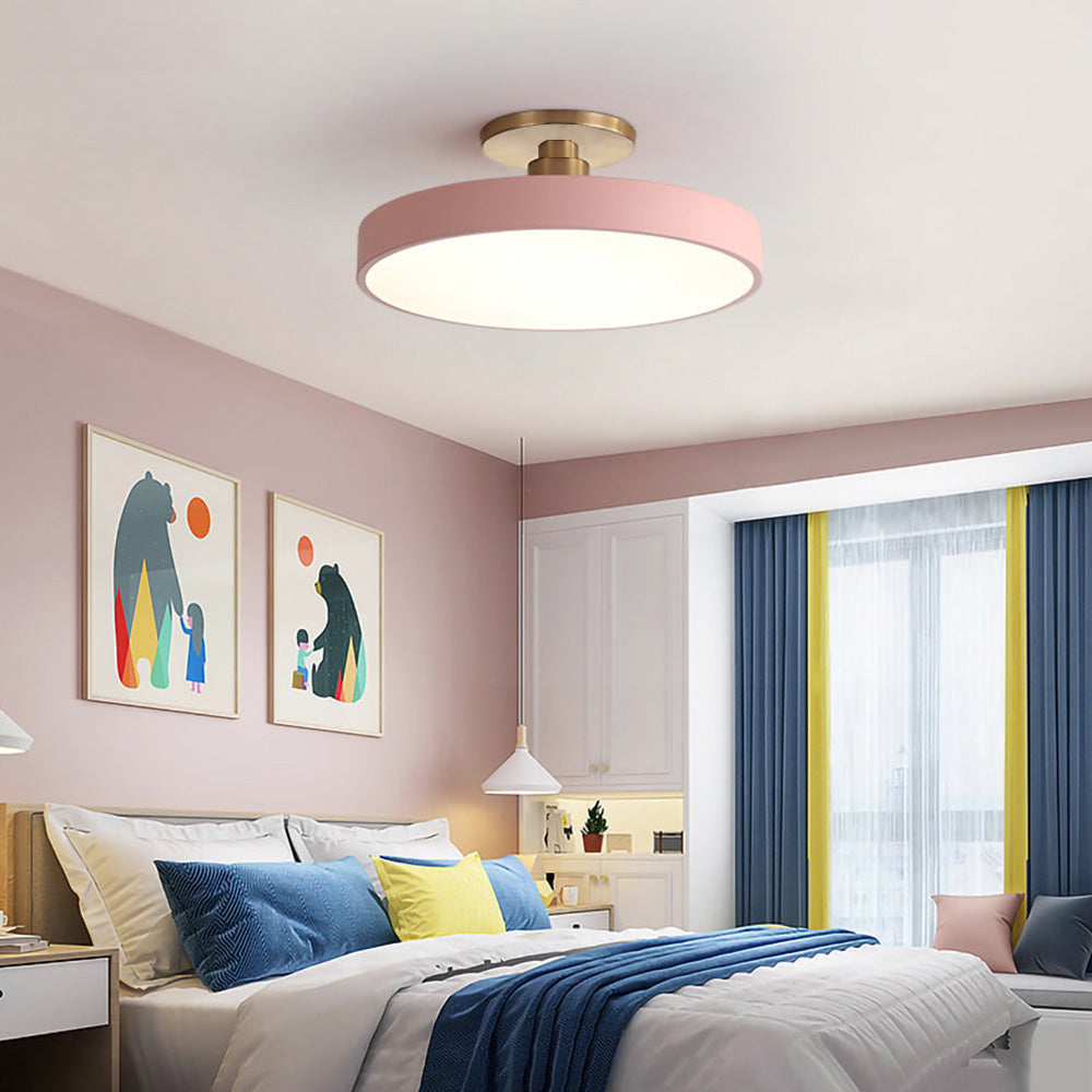 Lampe Plafond LED Or Moderne Élégante