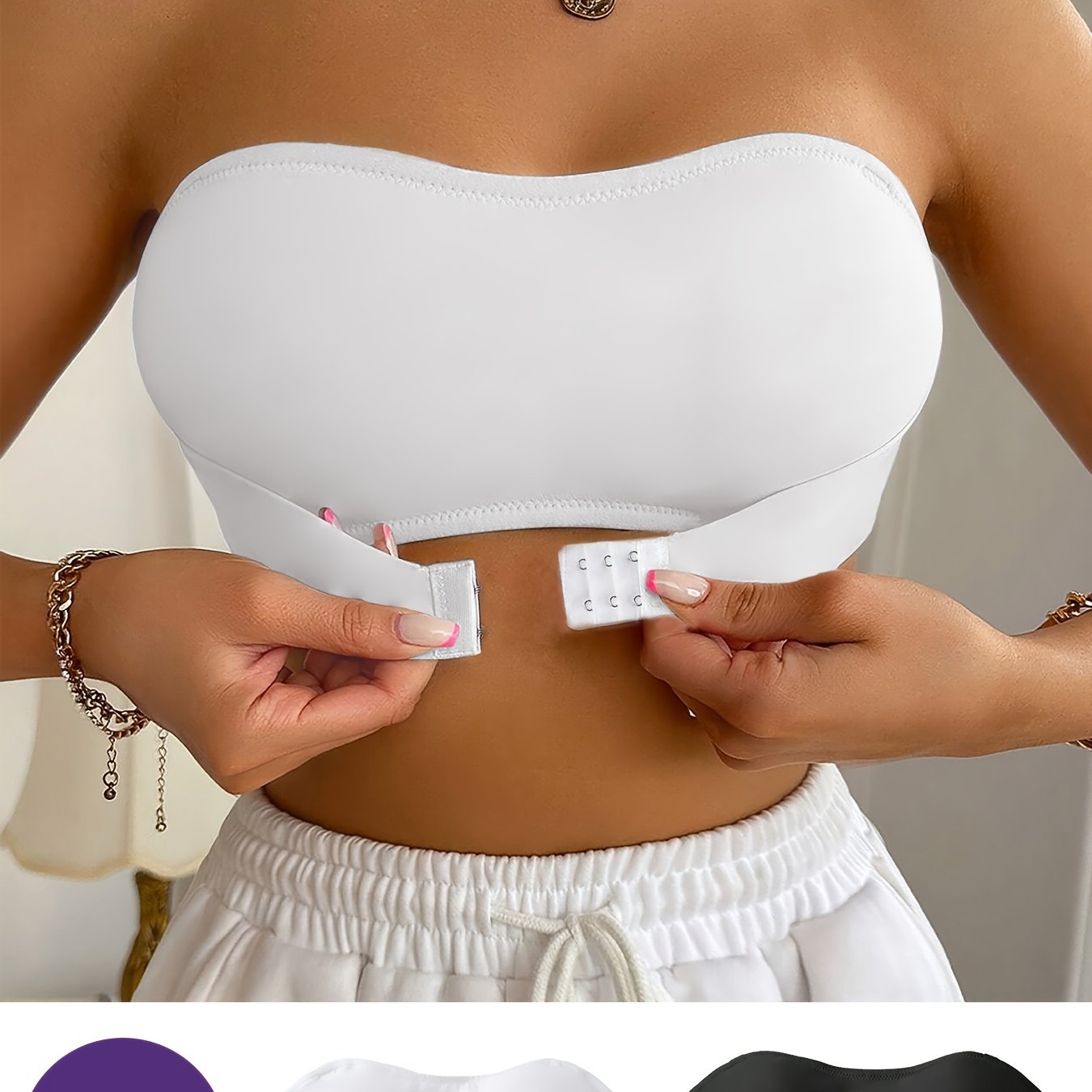 Ensemble Femme Sans Armatures Sans Coussinets avec Bandeau