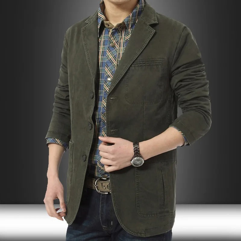 Veste Homme Classique Noir pour Travail et Cocktail