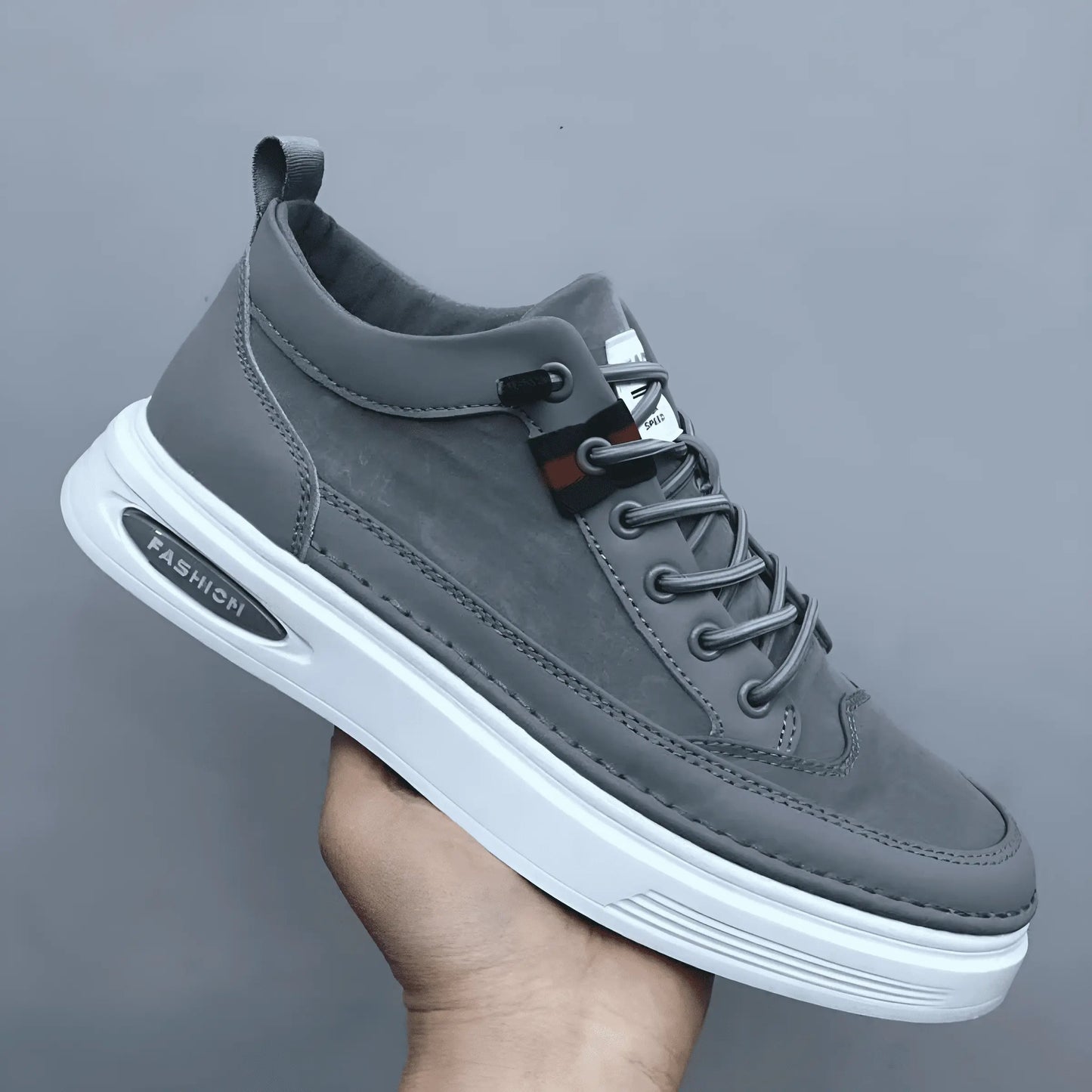 Baskets Homme Cuir Noir Étanche Sportif