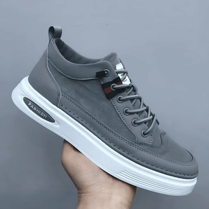Baskets Homme Cuir Noir Étanche Sportif