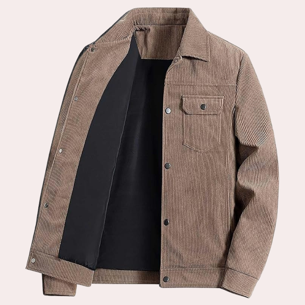 VINCENT - Veste en Velours Côtelé pour Hommes
