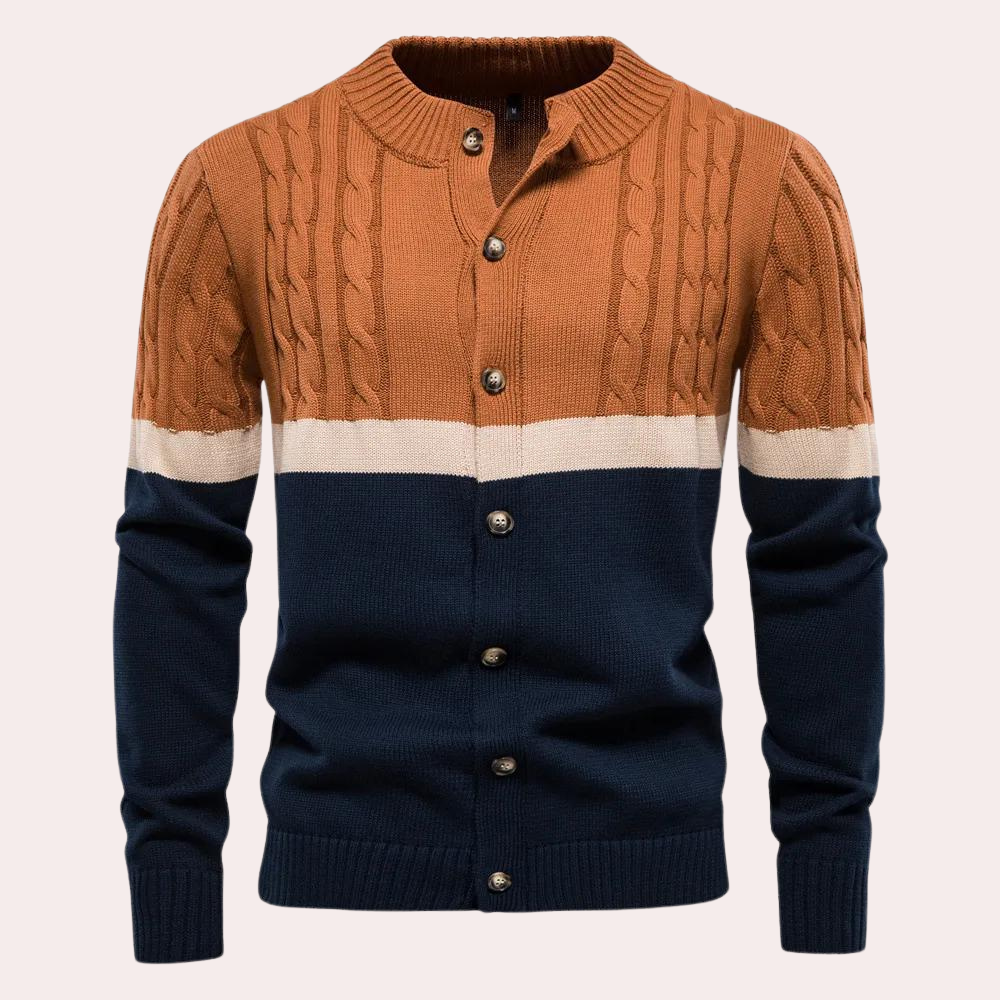 Gilet Tricot Homme Chic et Élégant - PanierRoyale