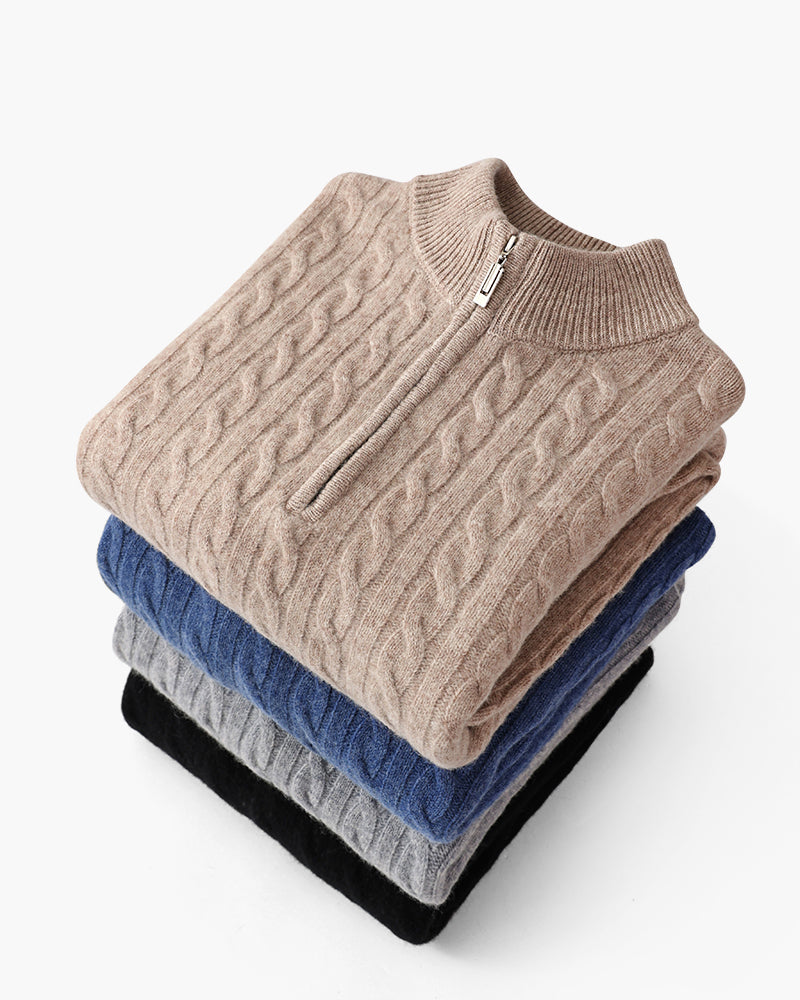 Pull Homme Hiver Câblé Chic et Élégant - PanierRoyale
