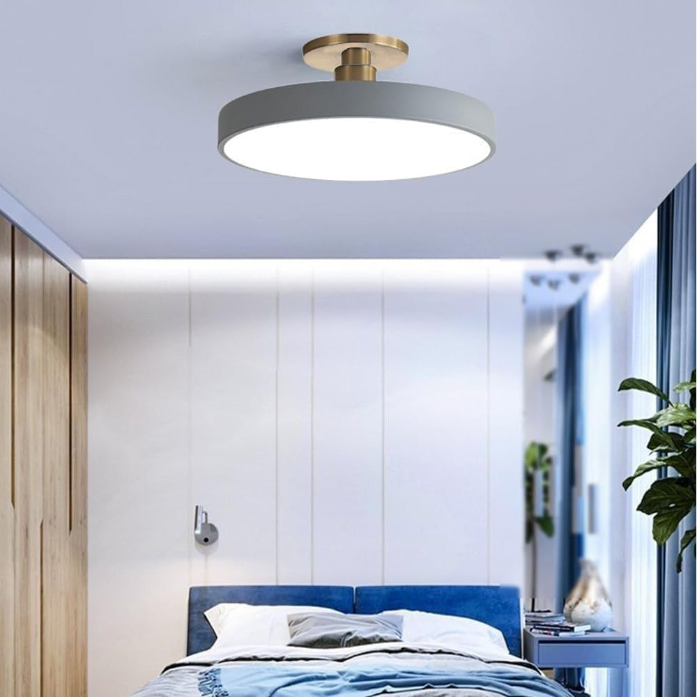 Lampe Plafond LED Or Moderne Élégante