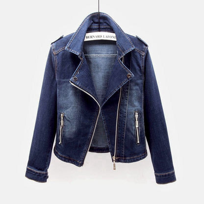 Veste En Jean Décontractée Pour Femme | Détail Zip