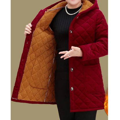 Veste Hivernale Femme Doublure Polaire Manches Longues - PanierRoyale