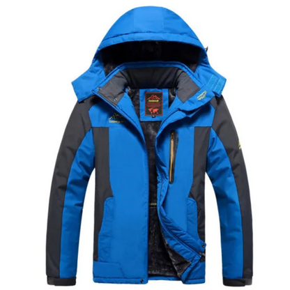 Veste Homme Hiver Imperméable avec Capuchon et Isolation Chaude - PanierRoyale