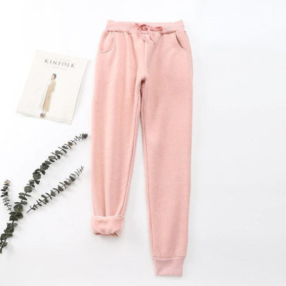Pantalon femme décontracté taille élastique confortable - PanierRoyale