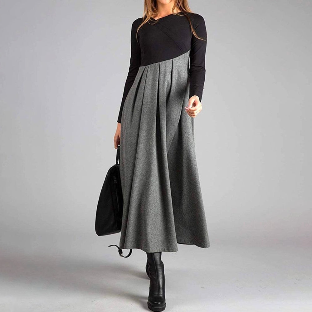 Robe décontractée Manches Longues Taille Haute - PanierRoyale
