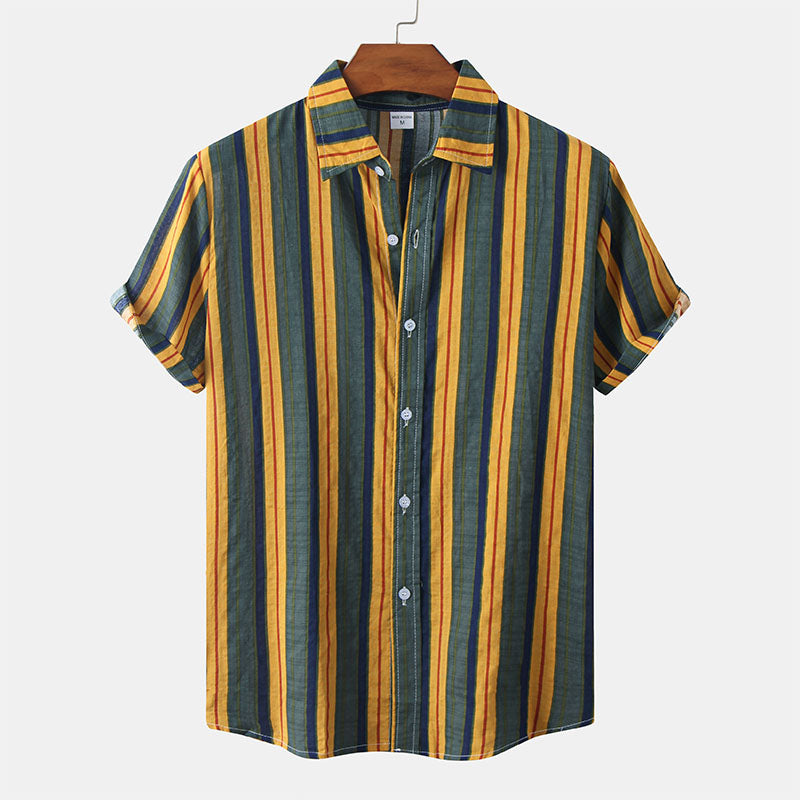 Chemise Homme Décontractée Manche Courte Été - PanierRoyale