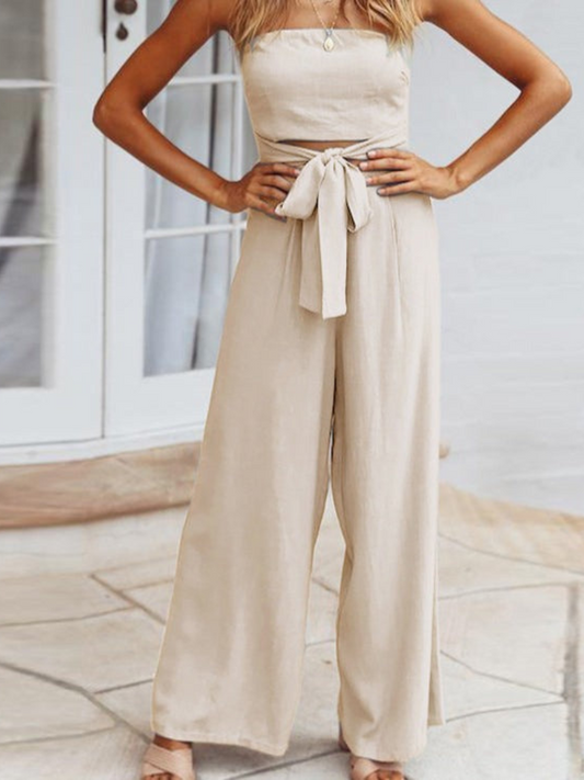 Robe Féminine Asymétrique avec Ceinture à la Taille - PanierRoyale
