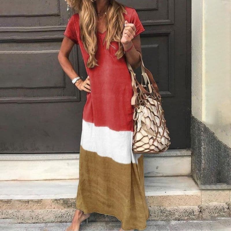 Robe Longue Féminine Bio et Écologique pour Femme - PanierRoyale