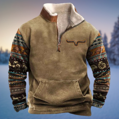 Sweat à capuche zip homme style streetwear moderne