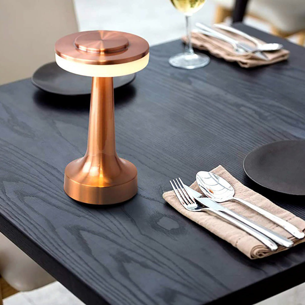 Lampe Bureau LED Design Laiton Élégant