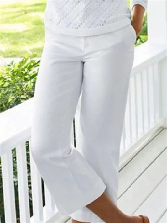 Pantalon Coton Femme Confortable Casual - PanierRoyale