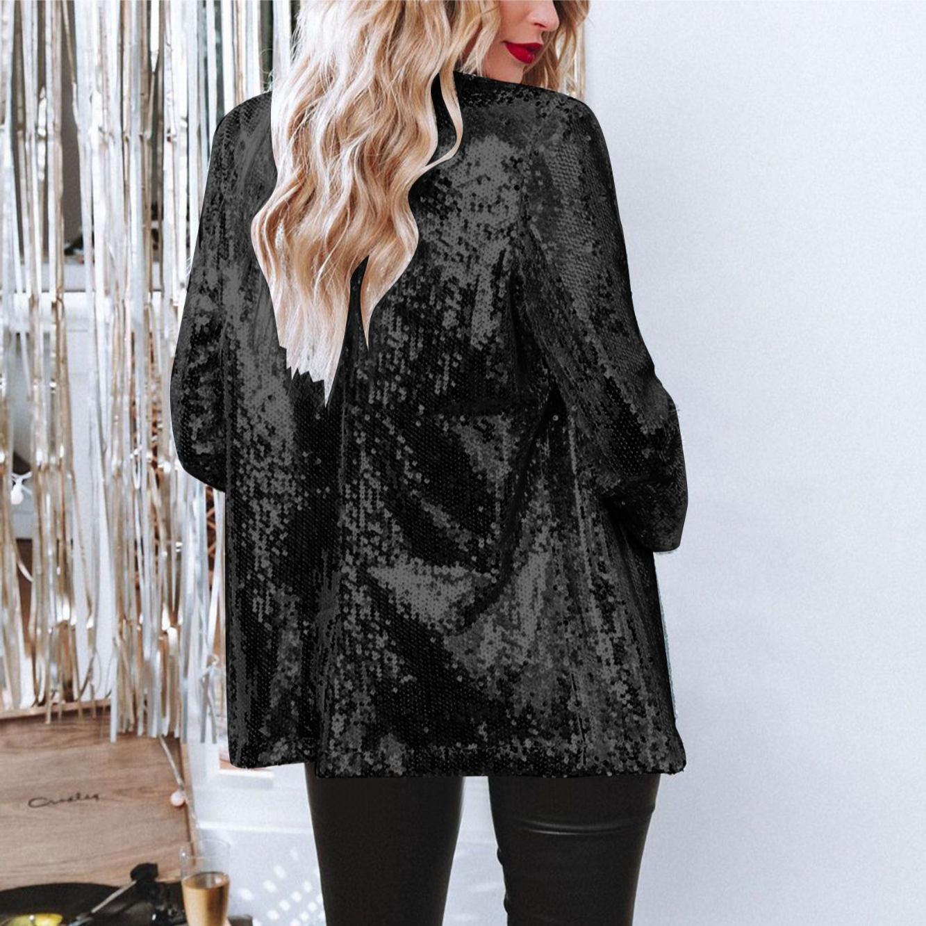 Blazer Femme Taille Longue Élégant - PanierRoyale