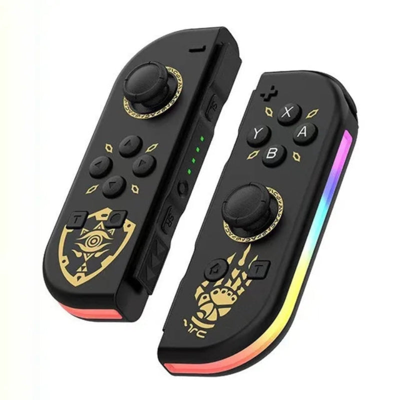 Manette de jeu sans fil RGB avec gyroscope et réglage de vibration - PanierRoyale