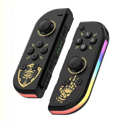 Manette de jeu sans fil RGB avec gyroscope et réglage de vibration - PanierRoyale