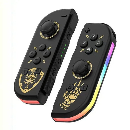 Manette de jeu sans fil RGB avec gyroscope et réglage de vibration - PanierRoyale