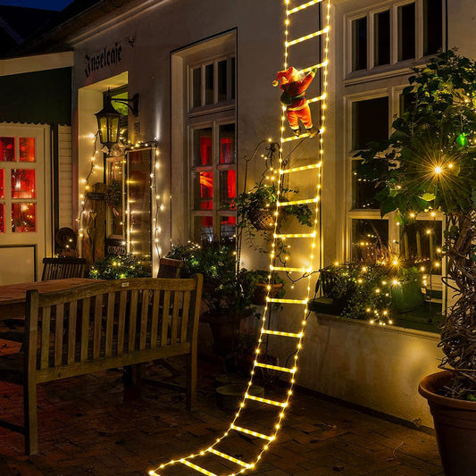 Échelle de Noël Colorée 3 Mètres pour Décoration - PanierRoyale