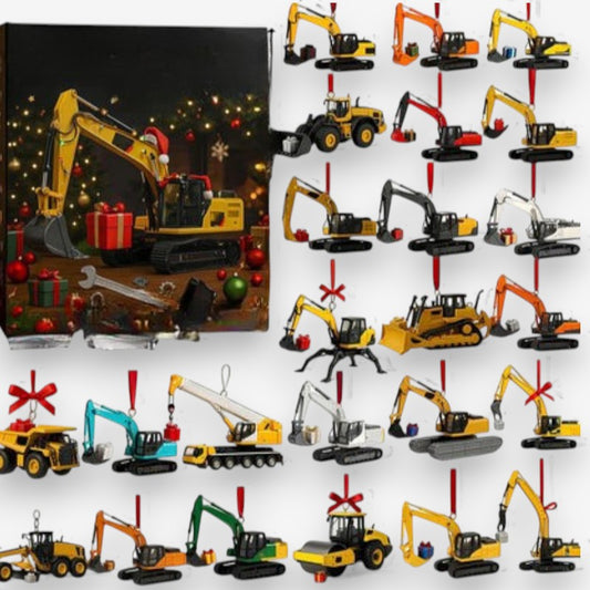 Calendrier de l'Avent en Bois avec 24 Petits Cadeaux - PanierRoyale