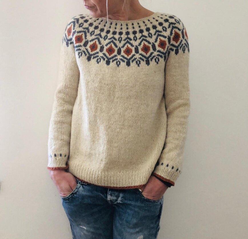 Pull Femme Laine Mélange Doux et Coloré - PanierRoyale
