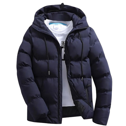 Manteau Homme Hiver - Parka Imperméable avec Capuche et Doublure Chaude - PanierRoyale