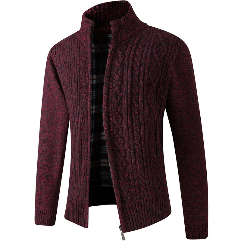Pull Homme Velours Chaud et Élégant