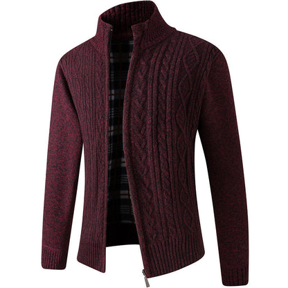 Pull Homme Velours Chaud et Élégant